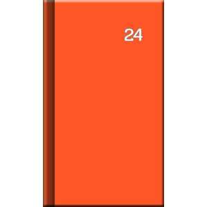 Mini diár PRINT Neon oranžový 2024
