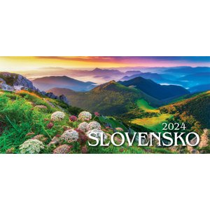 Stolový kalendár Slovensko stĺpcové 2024