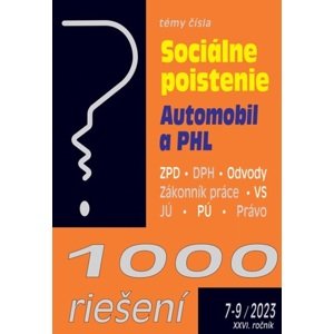 1000 riešení 7-9 2023 - Sociálne poistenie - zmeny