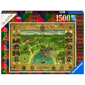 Puzzle Harry Potter: Mapa Rokfortu 1500 Ravensburger