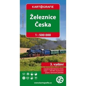 Železnice Česka 1:500 000, 3. vydání