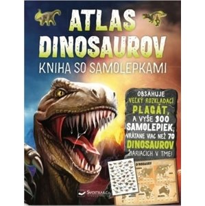 Kniha so samolepkami: Atlas dinosaurov