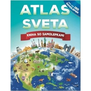 Kniha so samolepkami: Atlas sveta