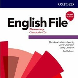 New English File 4th Edition Elementary Class Audio CDs - audiokniha