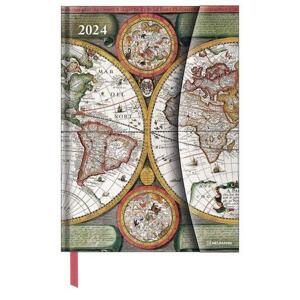 Diár Neumann 2024 Antique Maps veľký