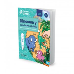 Kúzelné čítanie: Samolepková knížka Dinosaury