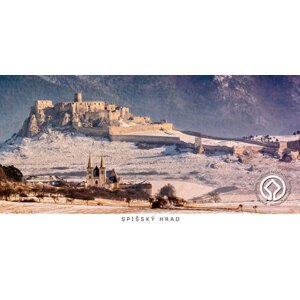 Pohľadnica panoráma Spišský hrad o01