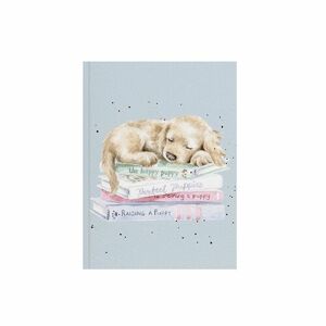Zápisník A6 linajkový "A Pup's Life" Wrendale Designs - šteňa