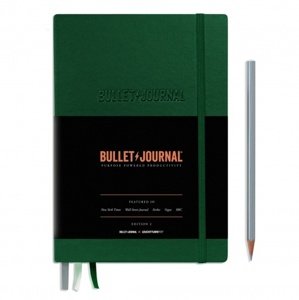Bullet Journal LEUCHTTURM1917 Green23, 120 g/m2 papier, 206 p., bodkovaný