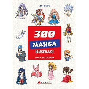 300 manga ilustrací - Krok za krokem