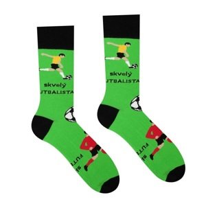 Unisex ponožky Skvelý futbalista Paradoo (veľkosť: 36-40)