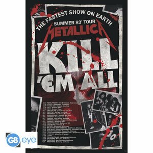 Plagát METALLICA Kill'Em All 83 Tour (91,5x61cm)