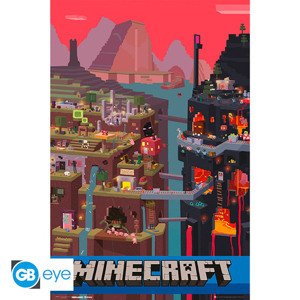 Plagát MINECRAFT Minecraft World (91,5x61cm)