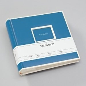 Fotoalbum Semikolon 200 Pockets azzurro