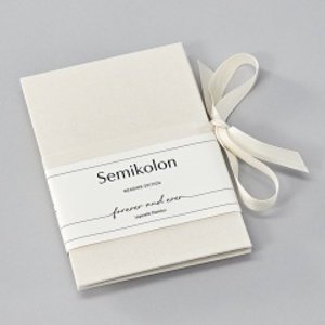 Svadobné Leporelo Semikolon Semikolon Classico chamois (Wedding Edition)