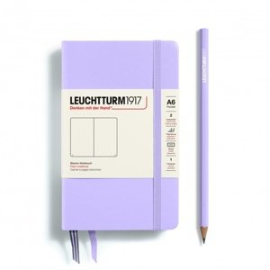 Zápisník LEUCHTTURM1917 Pocket (A6) Lilac, 187 p., čistý