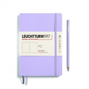 Zápisník LEUCHTTURM1917 Softcover Medium (A5) Lilac, 123 p., čistý