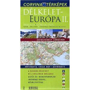 Délkelet-Európa II. 1 : 860 000 - Autóstérkép
