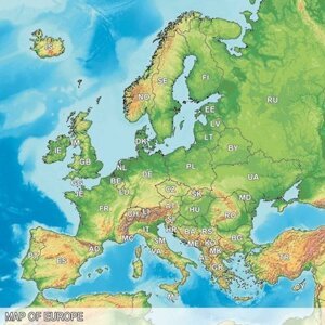 3D pohľadnica štvorec Europská únia