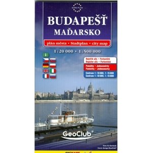 Budapešť + Maďarsko 1:20 000/1:500 000 Automapa