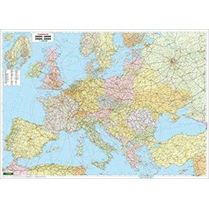 Európa politická 1:3,5 mil. nástenná, lamino+lišta