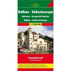 Balkán-JV Evropa 1:2 000 000 Automapa