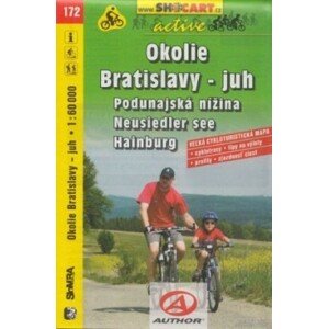 Okolie Bratislavy-juh cyklomapa 172