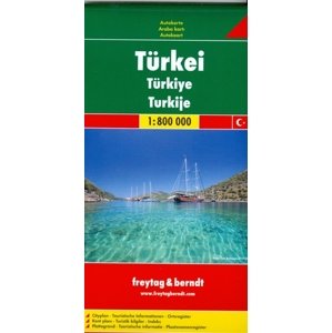 Turecko automapa 1:800Tis.