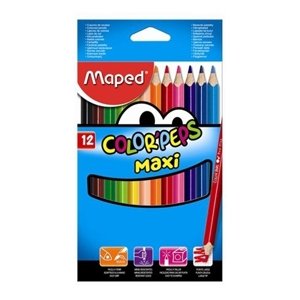 Pastelky MAPED Color' Peps Jumbo trojhranné 12 ks