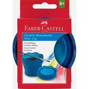 Kelímok Na Vodu Faber-Castell Clic & Go modrý