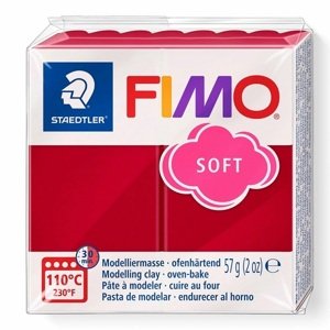 Modelovacia hmota FIMO Soft Červená tmavá 57 g
