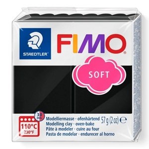 Modelovacia hmota FIMO Soft Čierna 57 g
