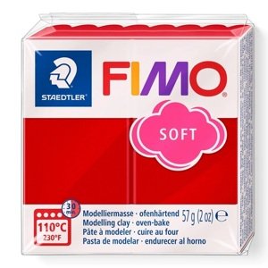 Modelovacia hmota FIMO Soft Vianočná červená 57 g