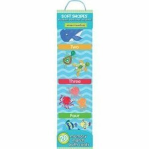 Soft Shapes Memory Match Cards - Ocean Counting