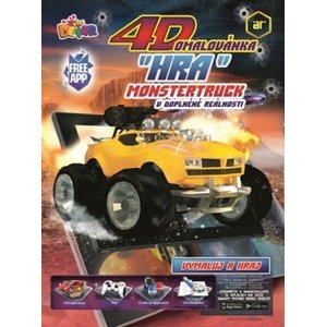 4D hra - omaľovanka Monster Truck