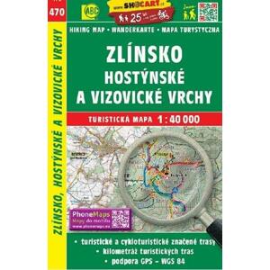 Zlínsko, Hostýnské a Vizovické vrchy - TM 470 - 1:40 000
