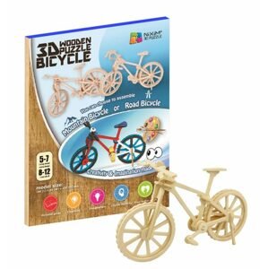 Drevené 3D puzzle Bicykel