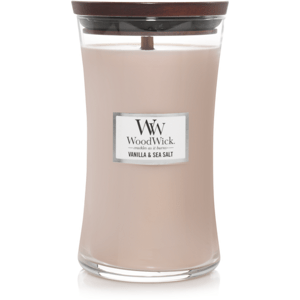 WoodWick sviečka veľká Sea Salt Vanilla