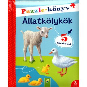 Puzzle-könyv - Állatkölykök