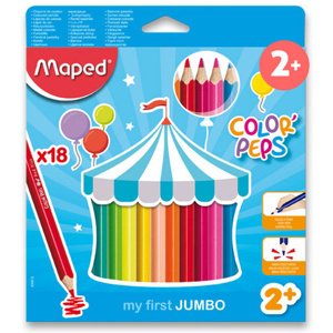 Pastelky MAPED Color' Peps Jumbo trojhranné 24 ks