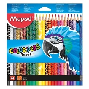 Pastelky MAPED Color' Peps Animals 24 ks