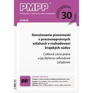 PMPP 8/2020 Doručovanie písomností v pracovnoprávnych vzťahoch v rozhodovaní krajských súdov