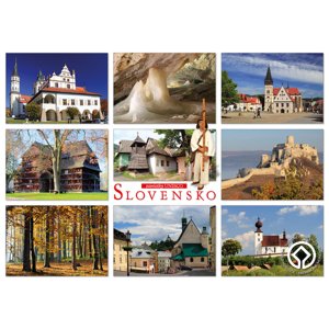 Pohľadnica A5 Slovensko pamiatky UNESCO
