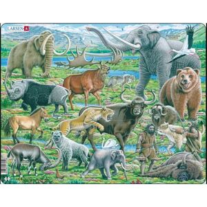 Puzzle Zvieratá - Neandertálske obdobie Larsen NB10-SK