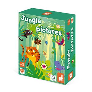 Logická hra pre deti Obrázky z džungle Janod
