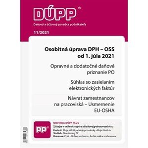DUPP 11/2021 Osobitná úprava DPH - OSS od 1.júla 2021