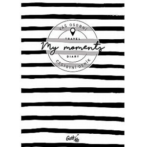 Cestovní deník My Moments - pruhovaný
