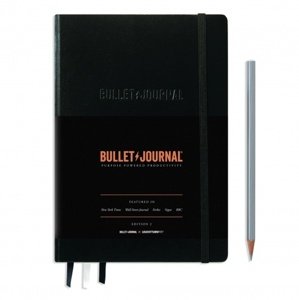 Bullet Journal LEUCHTTURM1917 Black, 120 g/m2 papier, 206 p., bodkovaný