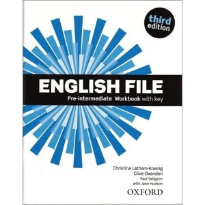 New English File 3rd Edition Pre-Intermediate Workbook with Key (2019 Edition)