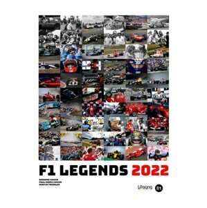 F1 LEGENDS 2022 - nástenný kalendár